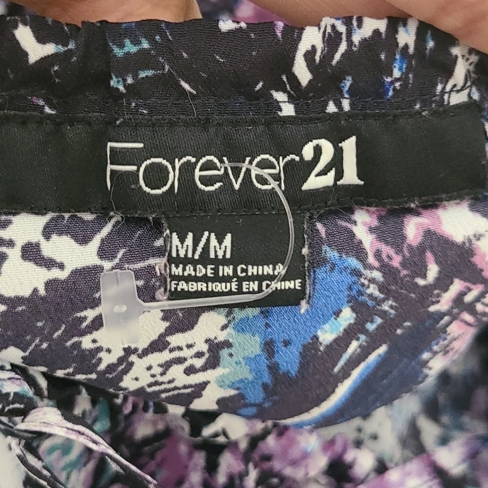 Forever‎ 21 Multicolored Romper sz Medium